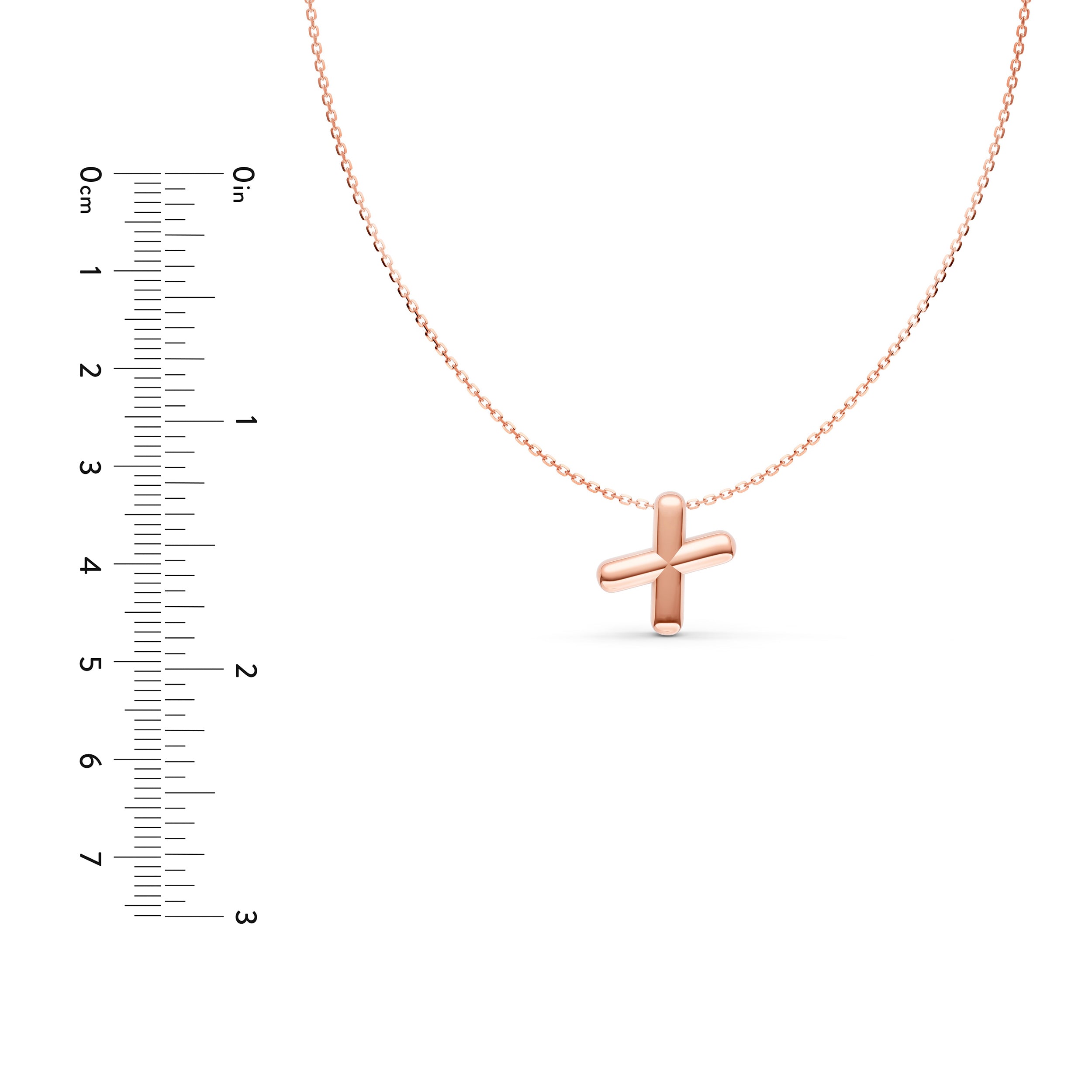 Puffy Bubble Initial ‘X’ Necklace