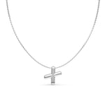 Puffy Bubble Initial ‘X’ Necklace