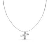Puffy Bubble Initial ‘X’ Necklace