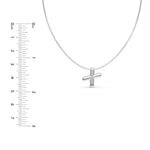 Puffy Bubble Initial ‘X’ Necklace