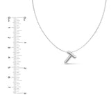 Puffy Bubble Initial ‘T’ Necklace
