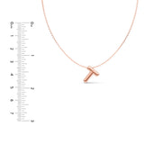 Puffy Bubble Initial ‘T’ Necklace