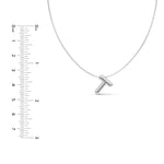 Puffy Bubble Initial ‘T’ Necklace
