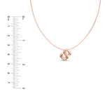 Puffy Bubble Initial ‘S’ Necklace