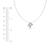 Puffy Bubble Initial ‘R’ Necklace