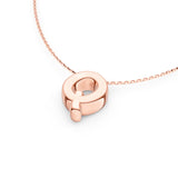 Puffy Bubble Initial ‘Q’ Necklace