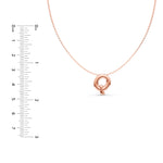 Puffy Bubble Initial ‘Q’ Necklace