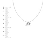 Puffy Bubble Initial ‘P’ Necklace