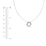 Puffy Bubble Initial ‘O’ Necklace