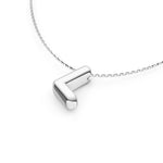 Puffy Bubble Initial ‘L’ Necklace