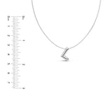 Puffy Bubble Initial ‘L’ Necklace
