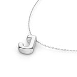 Puffy Bubble Initial ‘J’ Necklace