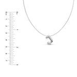 Puffy Bubble Initial ‘J’ Necklace