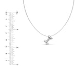 Puffy Bubble Initial ‘I’ Necklace