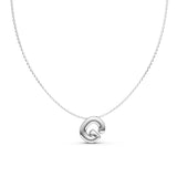 Puffy Bubble Initial ‘G’ Necklace