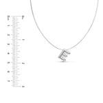 Puffy Bubble Initial ‘E’ Necklace