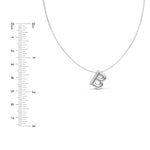 Puffy Bubble Initial ‘B’ Necklace