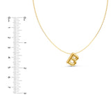Puffy Bubble Initial ‘B’ Necklace
