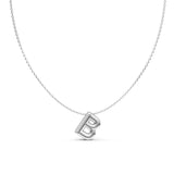 Puffy Bubble Initial ‘B’ Necklace