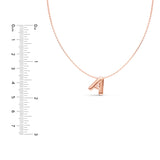 Puffy Bubble Initial ‘A’ Necklace