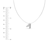 Puffy Bubble Initial ‘A’ Necklace