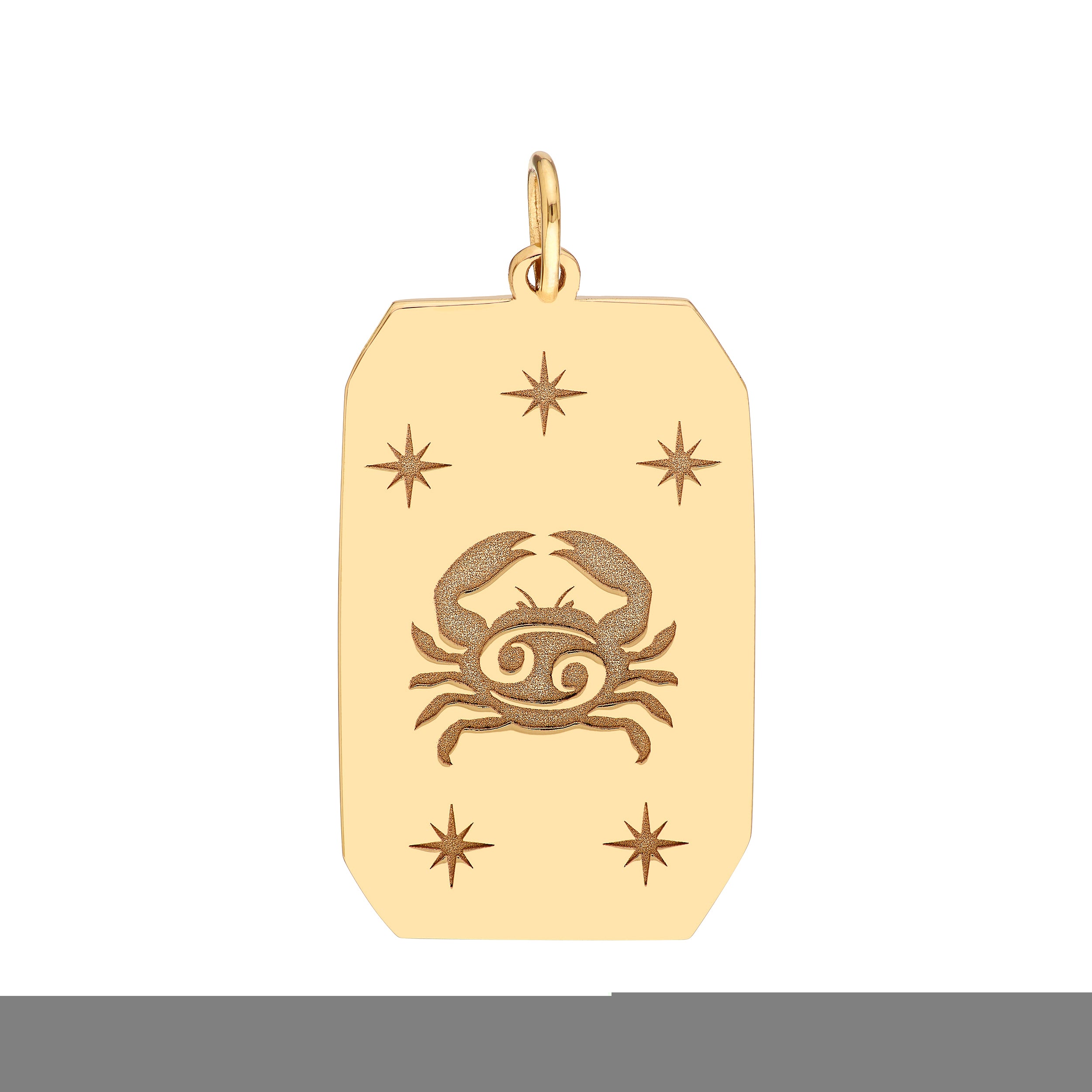 Cancer Engraved Pendant