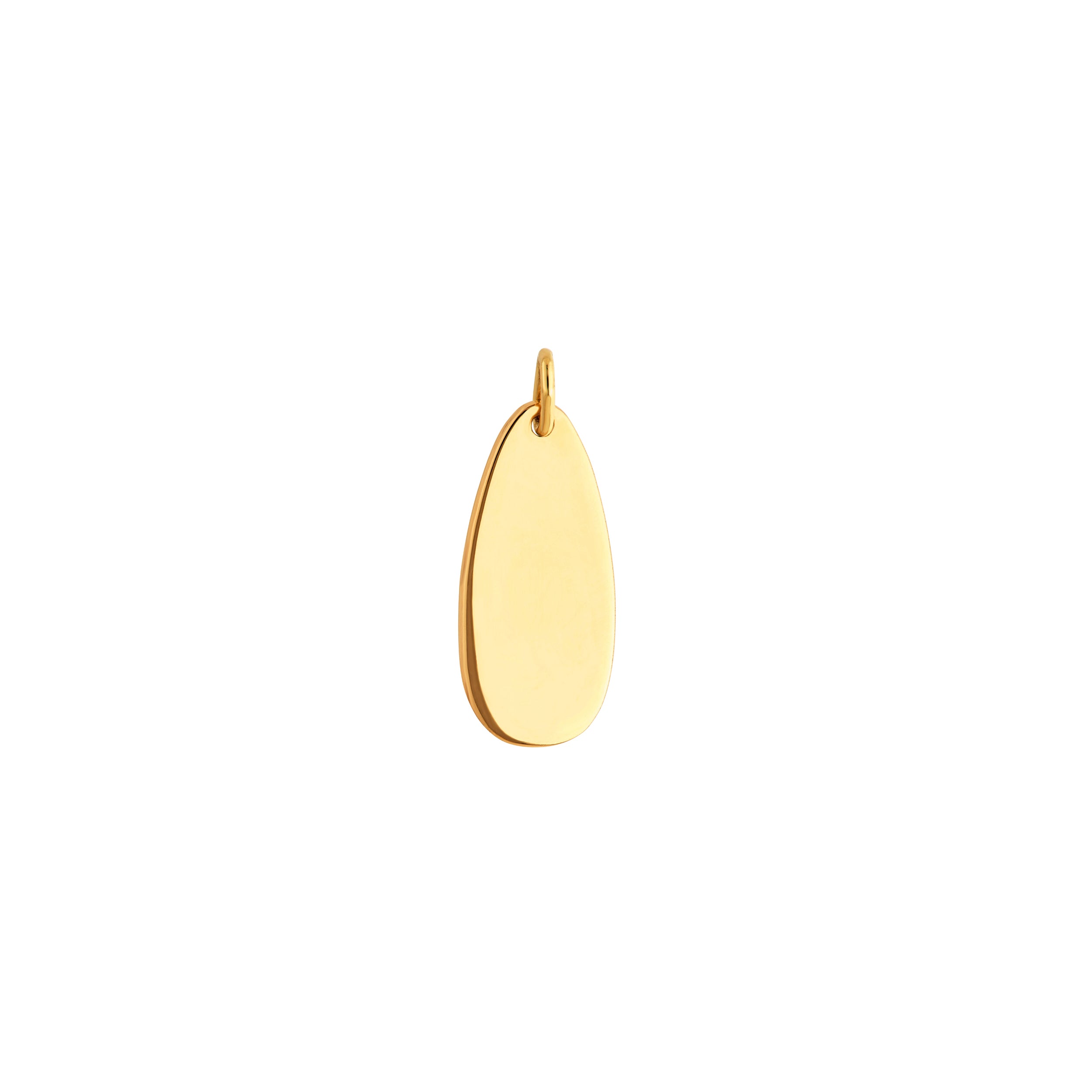 Small Teardrop Engravable Pendant