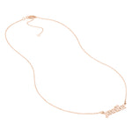5mm Bubble Font Nameplate Necklace