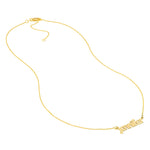 5mm Bubble Font Nameplate Necklace