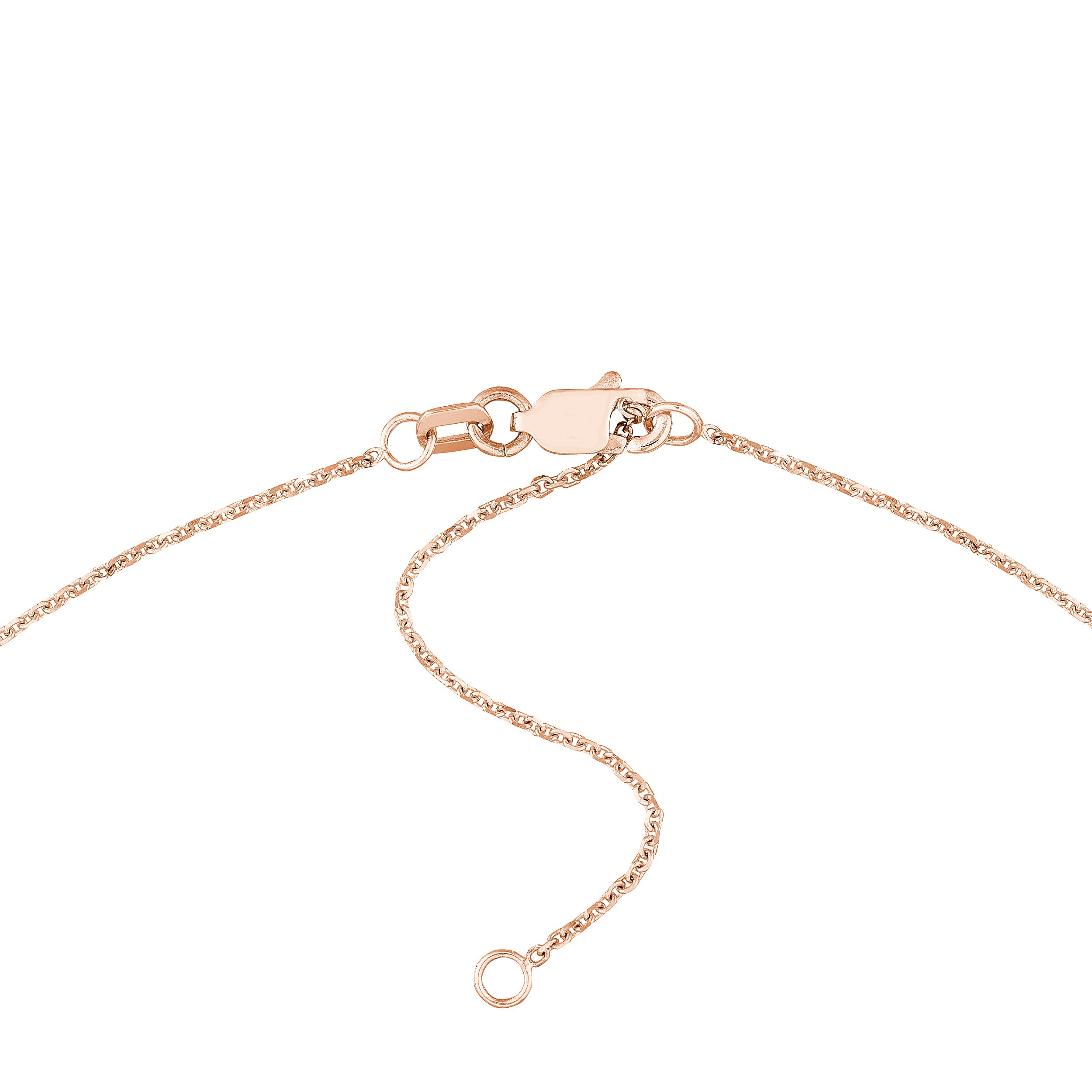 5mm Bubble Font Nameplate Necklace