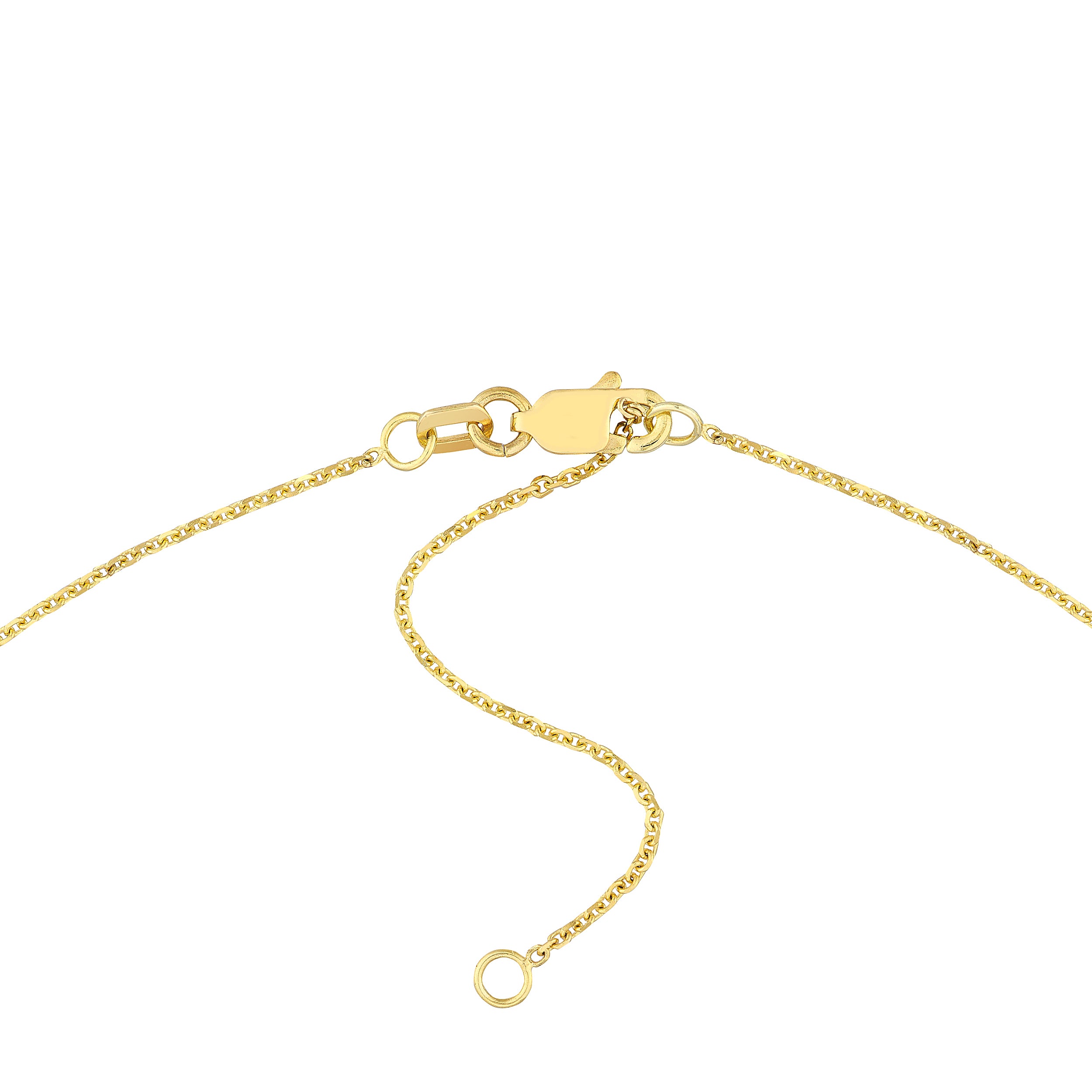 7mm Bubble Font Nameplate Necklace