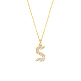 Diamond Gothic S Necklace