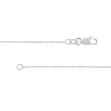 Script “A” Initial with Diamond Bezel Necklace