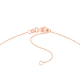 Script G with Diamond Bezel Necklace