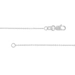 Script R with Diamond Bezel Necklace