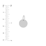 Small Disk Engravable Charm