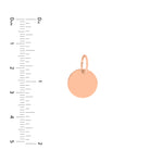 Small Disk Engravable Charm