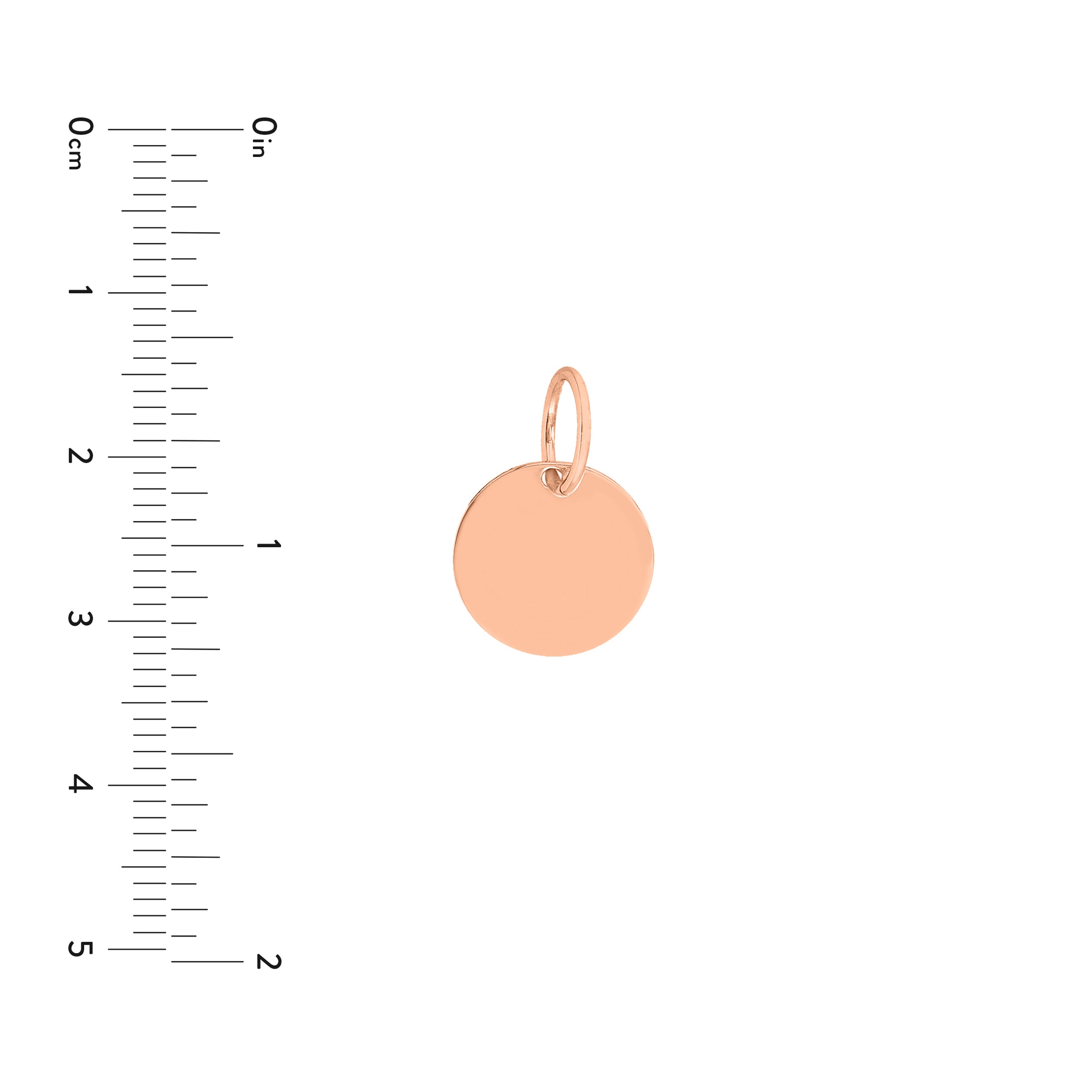 Small Disk Engravable Charm