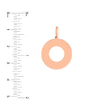 Circle Cutout Engravable Charm