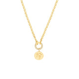 Organic Disk Engravable Charm