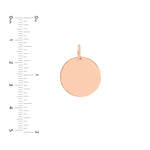 Large Disk Engravable Charm
