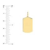 Dog Tag Engravable Charm