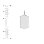 Dog Tag Engravable Charm