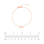 Slanted Gothic Initial Bracelet