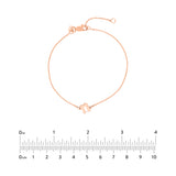 Slanted Gothic Initial Bracelet