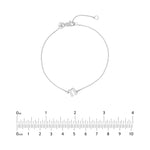 Slanted Gothic Initial Bracelet