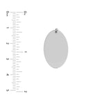 Medium Oval Engravable Charm