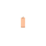 Medium Rectangular Engravable Charm