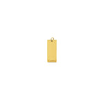 Medium Rectangular Engravable Charm
