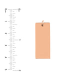Large Rectangular Engravable Charm